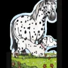 Chandelier Prestige Emily Cole - Poney/Chien Tacheté