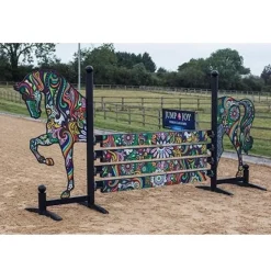Obstacle complet Cheval Coloré