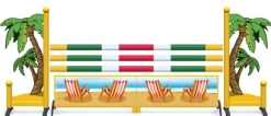 Obstacle de CSO complet Palmier